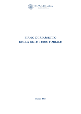 Piano di riassetto della rete territoriale pdf 1.3 MB