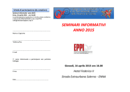 Seminario EPPI 16.04.15 - Collegio dei Periti Industriali e dei Periti