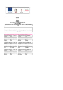 scarica qui il calendario dei colloqui a scorrimento aprile