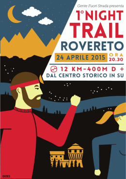 I Night Trail Rovereto, non competitiva