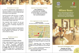 Milano News - FARA CONGRESSI Srl