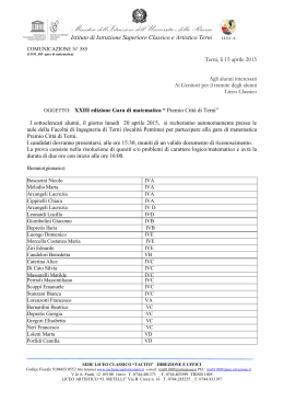 liceo scientifico statale "renato donatelli"