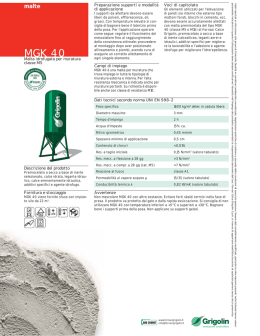 MGK 40 - Fornaci Calce Grigolin SpA