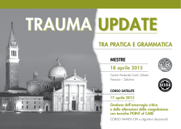 trauma update trauma update - Ordine dei medici