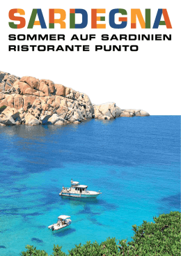 Sommer auf Sardinien riStorante Punto