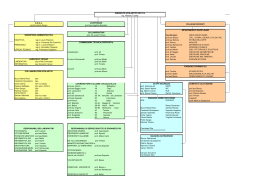 ORGANIGRAMMA FANOLI 2013