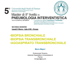 Biopsia pleurica - Master in Pneumologia Interventistica