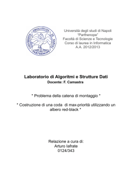 Relazione ASD Iafrate Arturo - Università degli Studi di Napoli