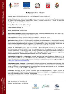 Note esplicative del corso