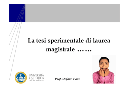 (Seminario 6 marzo 2014 studenti magistrali [modalit&agrave;