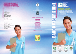 corso nazionale di formazione infermieristica complementare