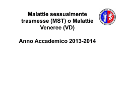 (MST) o Malattie Veneree - Università degli Studi di Perugia
