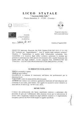 LICEO STATALE - Liceo Lucrezia della Valle