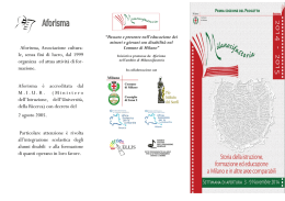 brochure afo - Comune di Milano