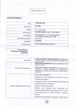 Padovani Luigi - Regione Campania