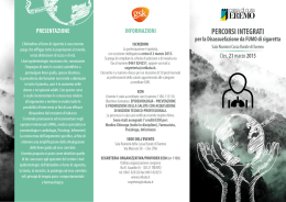 Percorsi integrati per la disassuefazione da fumo di sigaretta