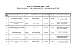 Albo delle Associazioni e libere forme associative -pdf