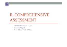 Comprehensive Assessment