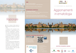 Programma convegno - Ordine dei Medici Chirurghi e Odontoiatri