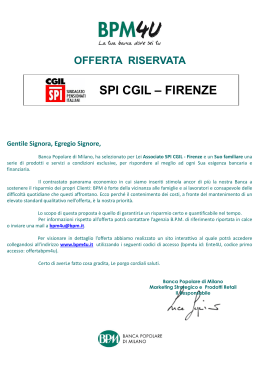 Presentazione standard di PowerPoint - SPI Firenze