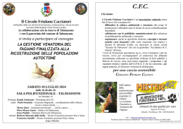 C.F.C. - Circolo Friulano Cacciatori