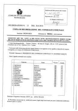 LETT. A) DEL D.LGS. 267/90. RICONOSCIMENTO DEBITO FUORI