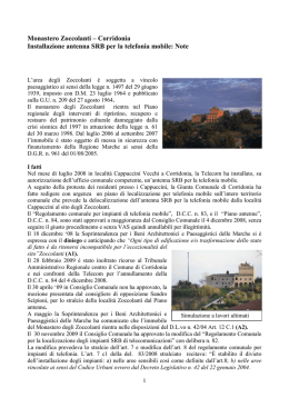 leggi tutta la storia qui - Monastero degli Zoccolanti