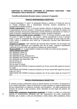 Profili UOC - Azienda Ospedaliera "Guido Salvini"