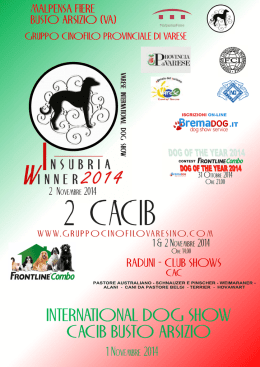 1 Novembre 2014 - Club Italiano del Beagle