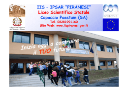 IIS – IPSAR “PIRANESI” - Orario Scolastico 2014/15