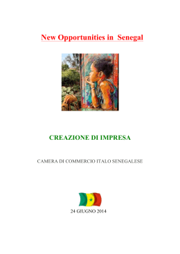 New Opportunities in Senegal - Studio Legale Nunziante Magrone