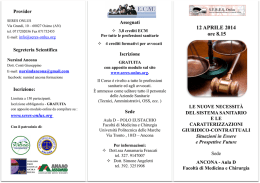 12 APRILE 2014 ore 8.15 - Collegio Tecnici Ancona e Ascoli Piceno