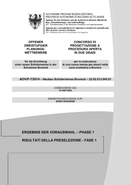Planungswettbewerb f&uuml;r die Umbauarbeiten am Schulgeb&auml;ude in
