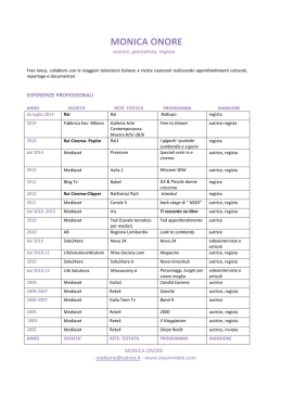 MONICA ONORE - StayInVideo