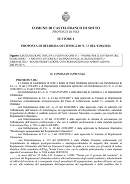 01_Proposta di Delibera di approvazione