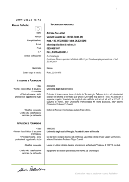 CV (pdf 307,71) - Regione Lazio