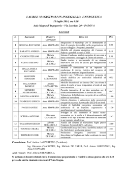 lista - Ingegneria Energetica e Ingegneria Elettrica