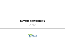 Rapporto di Sostenibilita 2013