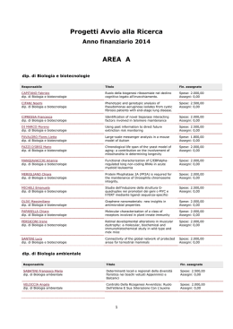 PER WEB AVVIO ALLA RICERCA 2014 - ELENCO