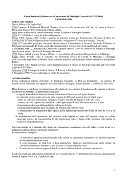 - il meccanismo di traduzione del segnale della leptina nei tessuti