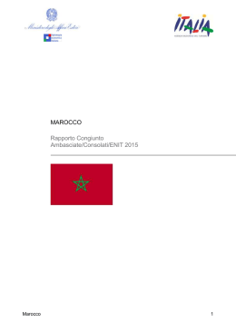 Marocco - Ministero degli Affari Esteri