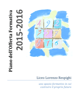 POF - Liceo Respighi