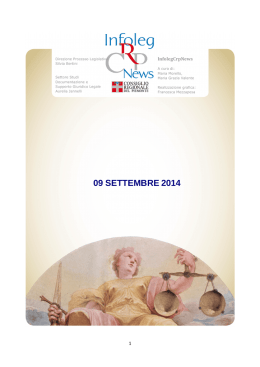 09 SETTEMBRE 2014 - Consiglio Regionale del Piemonte