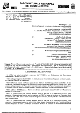 PGAF 2011-2020 della propriet&agrave; pubblica del Comune di San Polo