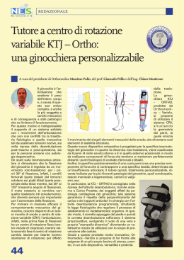 Tutore a centro di rotazione variabile KTJ – Ortho