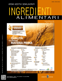 Ingredienti Alimentari - Giusto Faravelli SpA