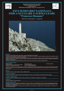 poster - Dipartimento di Fisica e Scienze della Terra