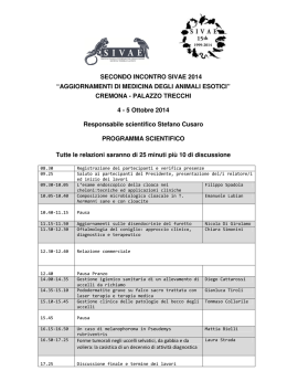 Programma scientifico