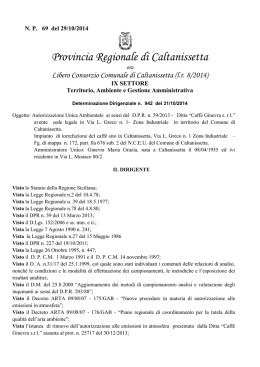 Libero Consorzio Comunale di Caltanissetta (lr 8/2014)
