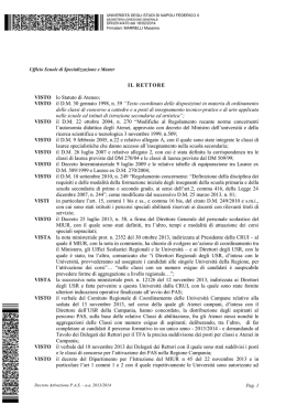 DR/2014/470 del 18/02/2014 - Università degli Studi di Napoli